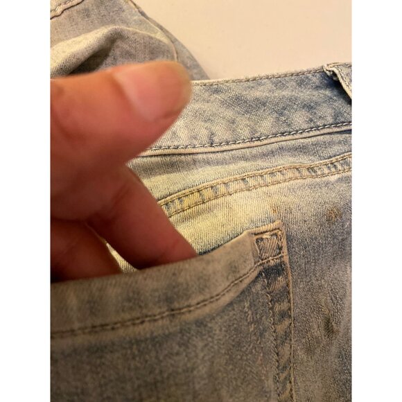 Torrid Distressed Jeans Light Wash Cotton/Spandex Blend 20R - Picture 7 of 12